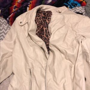 Faux leather jacket